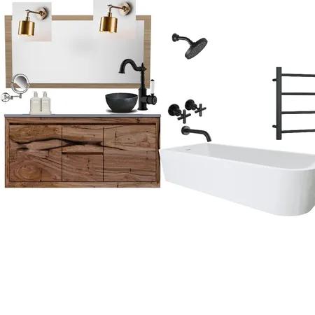 BAÑO Interior Design Mood Board by claudiaerica