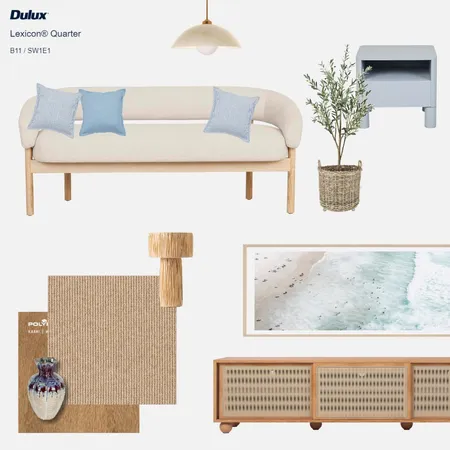 Coastal Contemporary III Interior Design Mood Board by Reyn