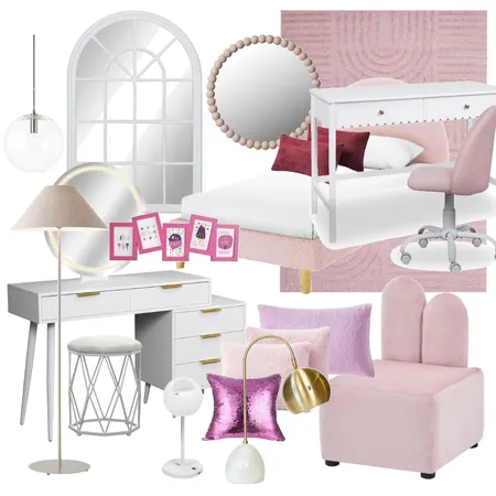 Habitación Pre Adolescente Interior Design Mood Board by silvina.srdg@gmail.com on Style Sourcebook