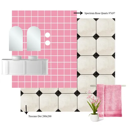 All One Build - Specrtum Ensuite Client Design Interior Design Mood Board by Carley Design Studio