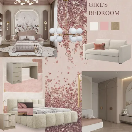 girl bedroom 3 Interior Design Mood Board by themischalatsi on Style Sourcebook