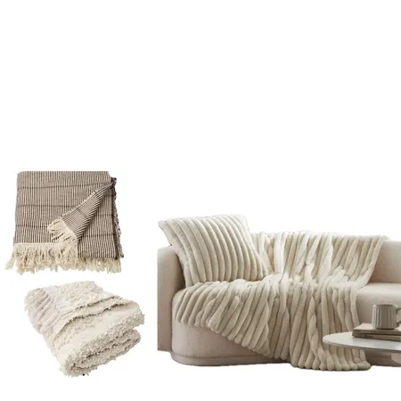 TEXTURED THROWS Interior Design Mood Board by jennabolas