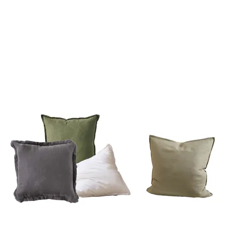 LINEN CUSHIONS Interior Design Mood Board by jennabolas