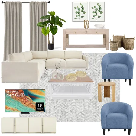 Reneasha Simmons Living Room Mood Board Interior Design Mood Board by jdarinteriors