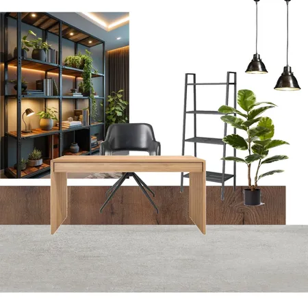 Industrial studio design Interior Design Mood Board by Nadia.K_04