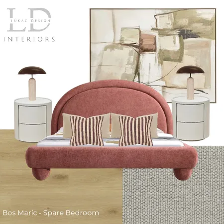 Bos Maric - Spare Bedroom1 Interior Design Mood Board by lukacdesigninteriors