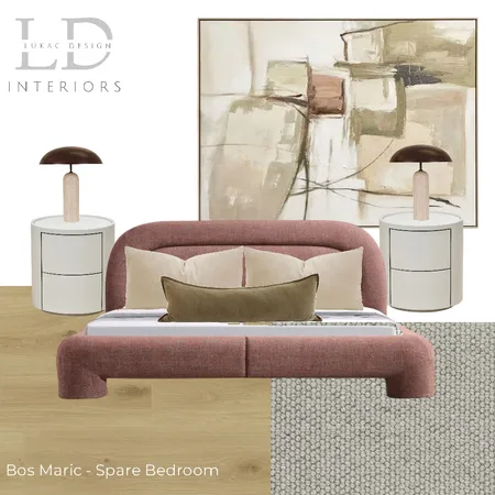 Bos Maric - Spare Bedroom3 Interior Design Mood Board by lukacdesigninteriors