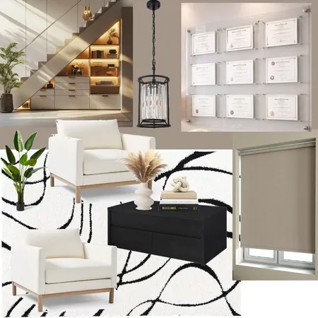 Decha Narine Spa Waiting Area Interior Design Mood Board by jdarinteriors