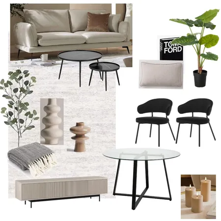 Chelsea Botanic 1 bed living room wood Interior Design Mood Board by Lovenana