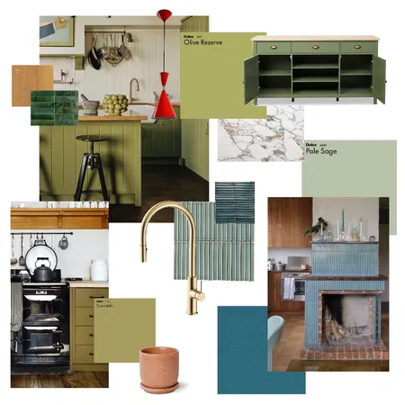 Kitchen color palette Interior Design Mood Board by Stephanie Louise