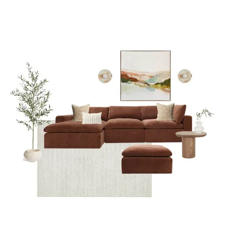 Warm Living Interior Design Mood Board by BecCarman