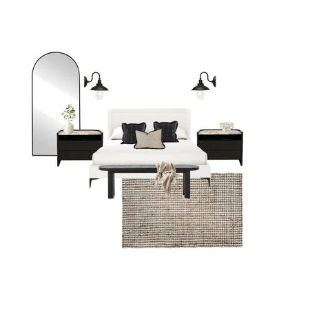 Moody Bedroom Interior Design Mood Board by BecCarman