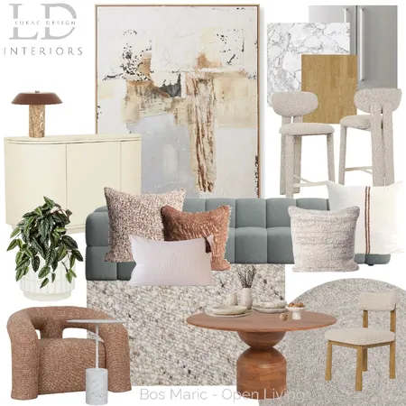 Bos Maric Open Living 4 Interior Design Mood Board by lukacdesigninteriors
