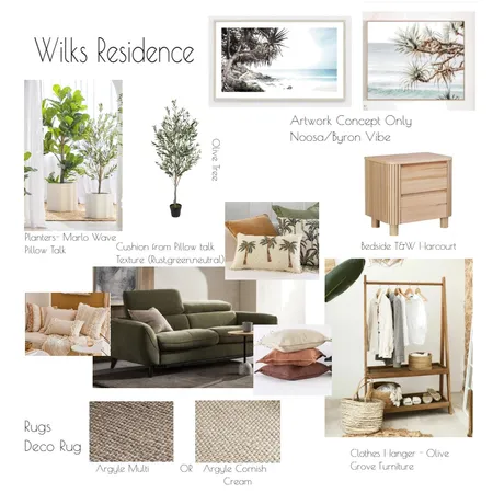 Shelly Beach Interior Design Mood Board by Jendar Interior Design