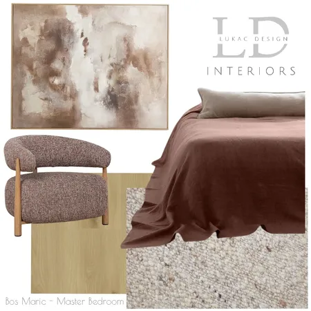 Bos Maric - Master Bedroom Interior Design Mood Board by lukacdesigninteriors
