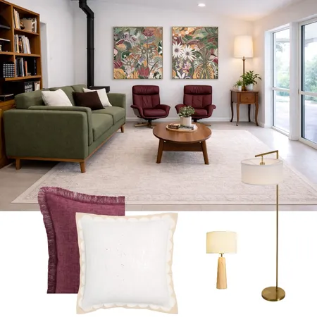 Living Room Schwarz Residence Interior Design Mood Board by Grace Your Space