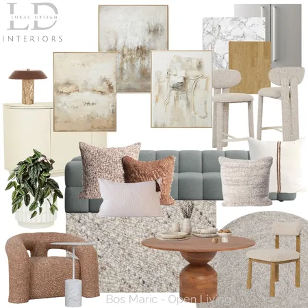 Bos Maric Open Living 6 Interior Design Mood Board by lukacdesigninteriors