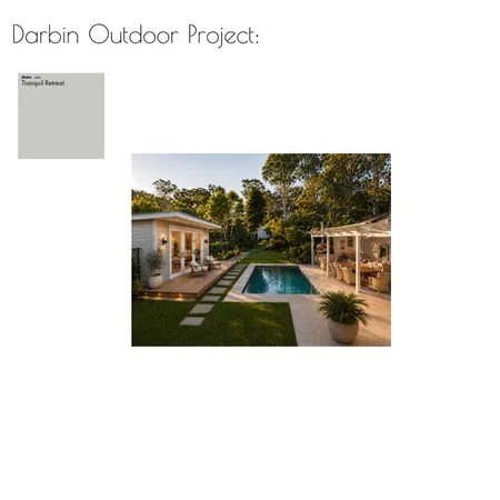 Darbin outdoor Interior Design Mood Board by Jendar Interior Design