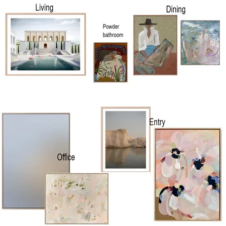 art Interior Design Mood Board by jenlholliday@me.com