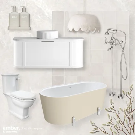 Cloud Dancer Oasis - Bathroom Suite Interior Design Mood Board by Amber Liverpool on Style Sourcebook