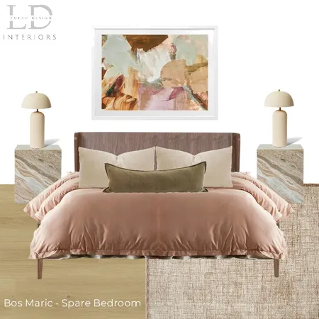 Bos Maric - Spare Bedroom7 Interior Design Mood Board by lukacdesigninteriors