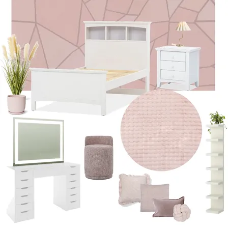 Taniels Bedroom 2 Interior Design Mood Board by Style by Sisters