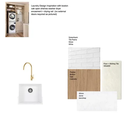 Laundry Interior Design Mood Board by IIDR Interior Design