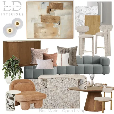 Bos Maric Open Living - New 3 Interior Design Mood Board by lukacdesigninteriors on Style Sourcebook