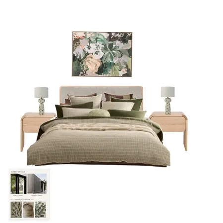 Master Bedroom Interior Design Mood Board by The Space project co.
