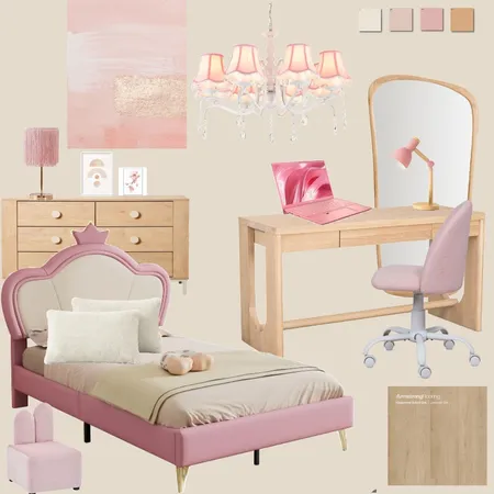 Habitacion niña 10 años. Fondo Beige Interior Design Mood Board by Aminuchi86 on Style Sourcebook