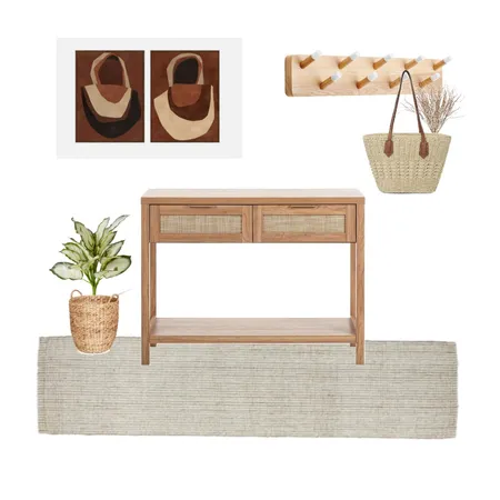 Koroit Street Hallway Interior Design Mood Board by homesbyj&s