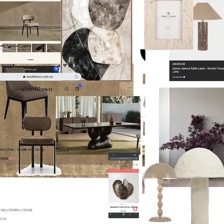 Dining area 2 Interior Design Mood Board by vids