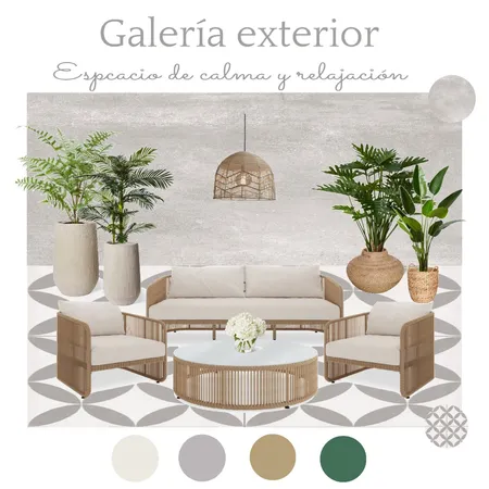 Galería Exterior Interior Design Mood Board by LauBona