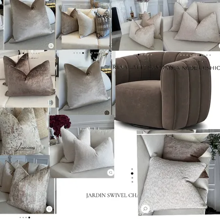 Cushion Styling Interior Design Mood Board by vids