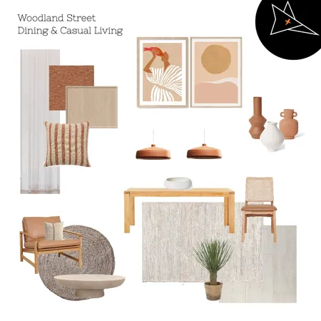 Woodland Dining & Casual Living Interior Design Mood Board by FOXKO on Style Sourcebook