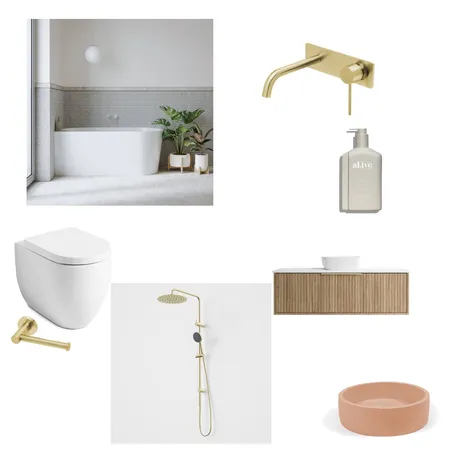 Kanahooka Bathroom - Neutral Interior Design Mood Board by leanne@rhinoshades.com.au on Style Sourcebook