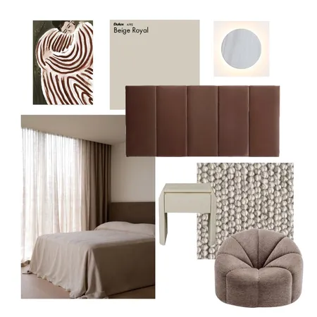 Master bedroom Hawkhurst st Interior Design Mood Board by Masie Interiors on Style Sourcebook