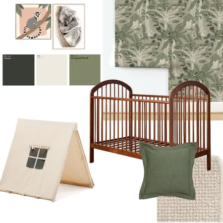 Jungle Nursery Interior Design Mood Board by latheandquill on Style Sourcebook