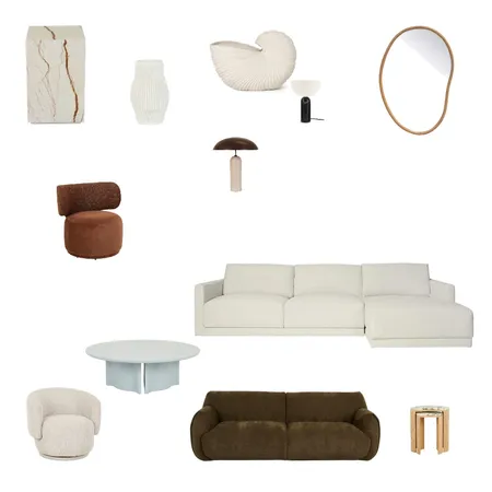 Newsletter #1 - Sofa Interior Design Mood Board by NT