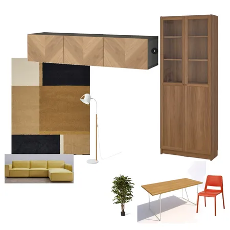 sala opcao pretomaroom Interior Design Mood Board by iasminlsfranco