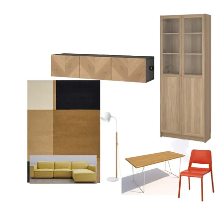 sala preto oak Interior Design Mood Board by iasminlsfranco