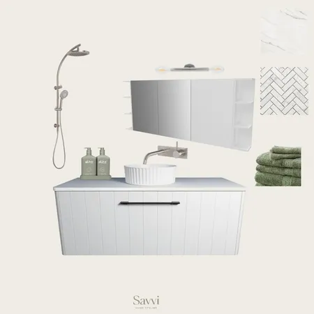 Contemporary Family Bathroom Interior Design Mood Board by Savvi Home Styling on Style Sourcebook