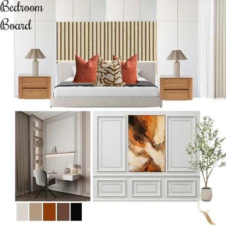 Kenny bedroom board Interior Design Mood Board by dimakatso