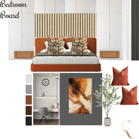 Kenny bedroom board Interior Design Mood Board by dimakatso