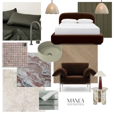 Modern Master Suite Interior Design Mood Board by Manea Interior Design & Styling on Style Sourcebook