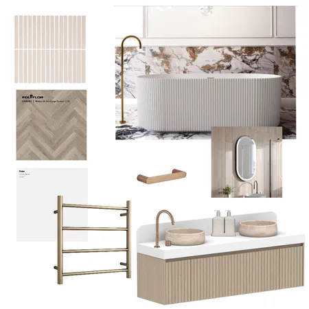 Quiet Luxury Bathroom Interior Design Mood Board by yas