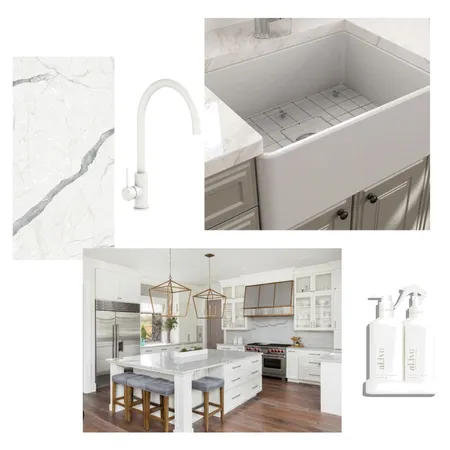 simple kitchen Interior Design Mood Board by yas