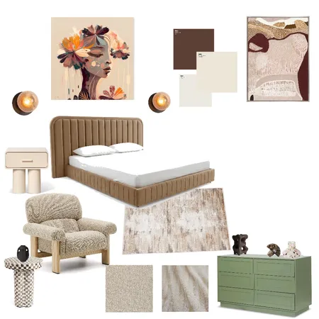 bedroom IDI Interior Design Mood Board by Studio7 Stylings