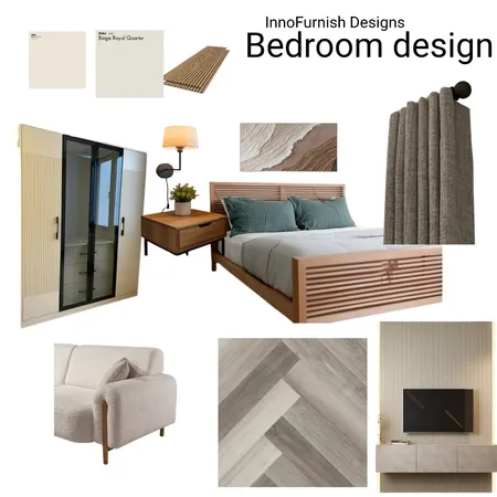 Bedroom design hj Interior Design Mood Board by InnoFurnish Designs