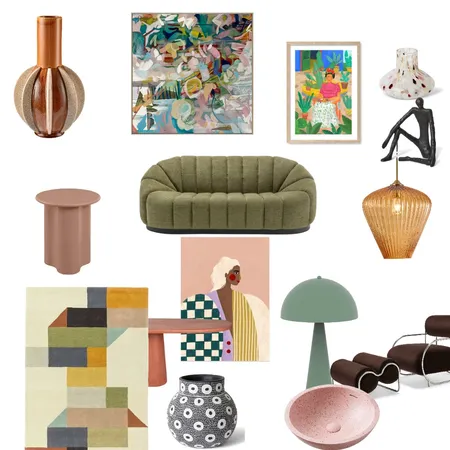 Eclectic Interior Interior Design Mood Board by kieraross